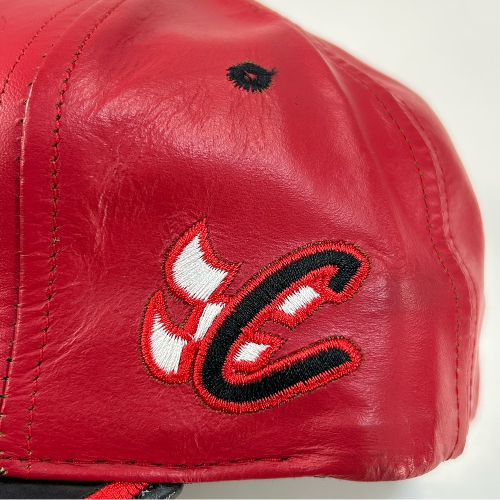 NWT Vtg Dale Earnhardt Jr Hat Leather Nascar 8 Chase Budweiser Logo Cap USA Made - Picture 16 of 16
